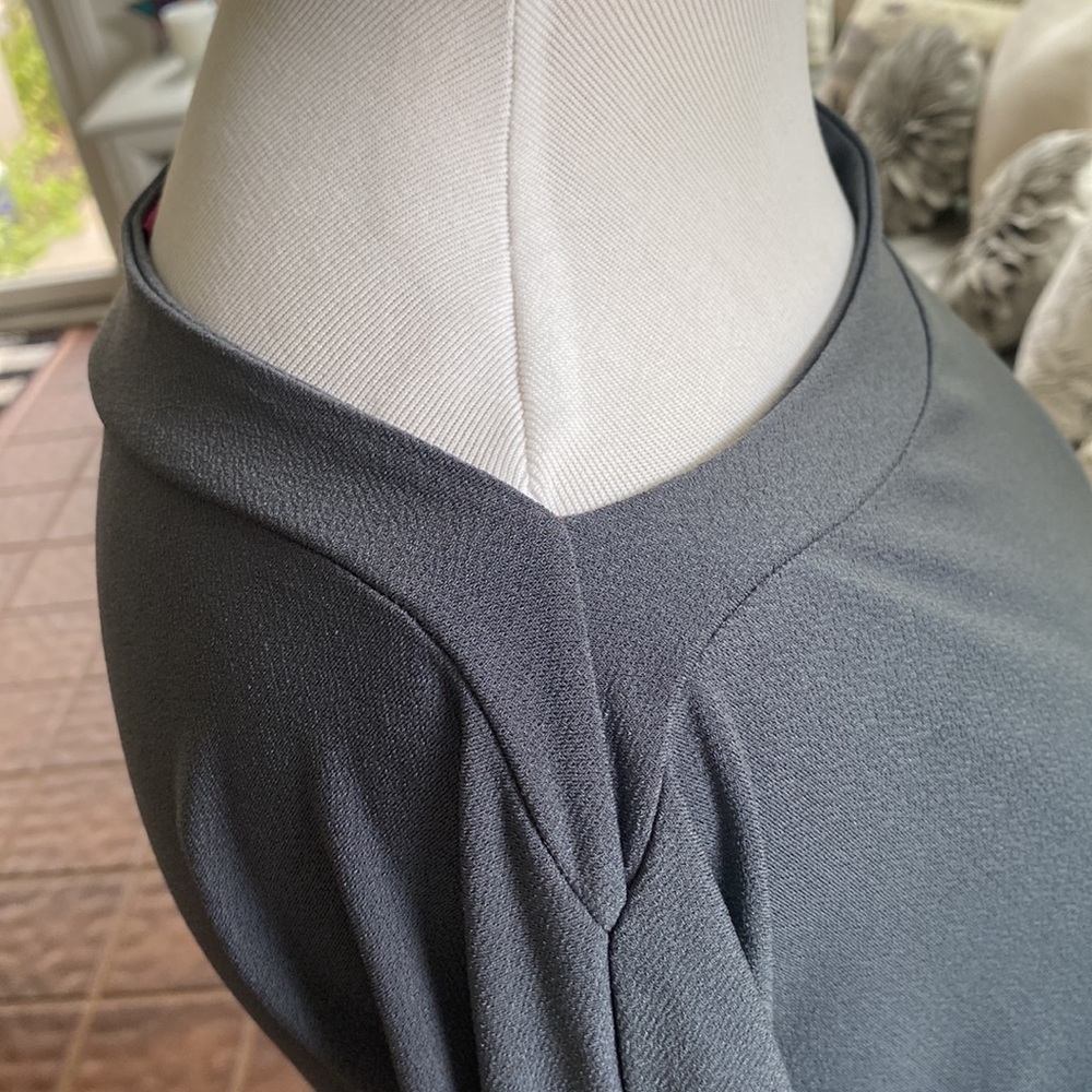 Save The Queen Grey Long Sleeve Dress - Picture 3 of 9